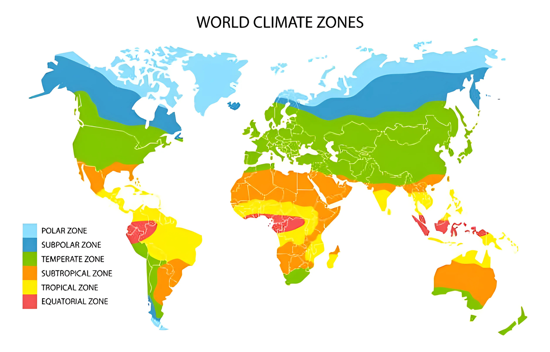 Climate Zones Map